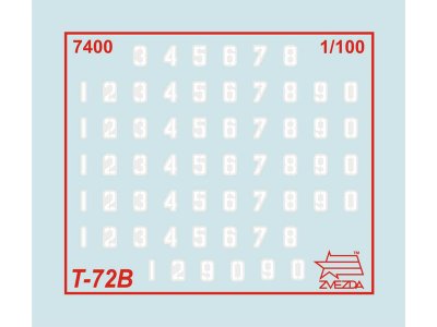 Zvezda Snap Kit - T-72 (1:100)