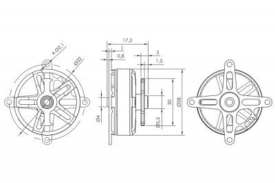 KAVAN Brushless Motor PRO 2811-1800