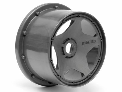 Super Star Wheel Gunmetal Rear (120X75Mm)