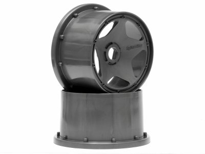 Super Star Wheel Gunmetal Rear (120X75Mm)