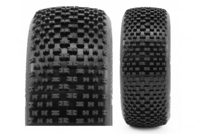 H-BLOCK V2 BUGGY C1 (SUPER SOFT) nalepené gumy, černé disky, 2 ks.