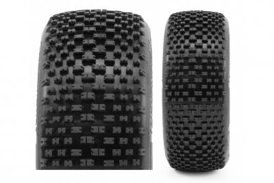 H-BLOCK V2 BUGGY C2 (SOFT) nalepené gumy, černé disky, 2 ks.