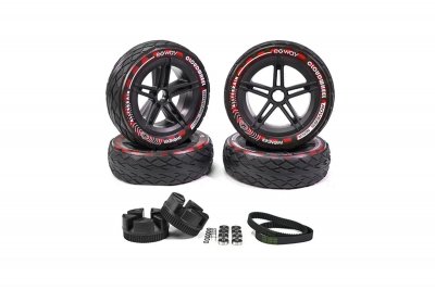 Exway Sada kol Cloud Wheel Rover Scarlet Red pro Atlas Pro 4WD