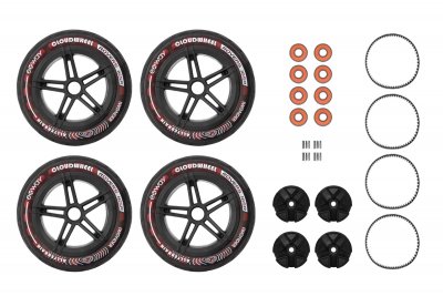 Exway Sada kol Cloud Wheel Rover Scarlet Red pro Atlas Pro 4WD