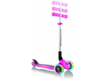 Globber - Koloběžka Primo Foldable Lights Lime Green