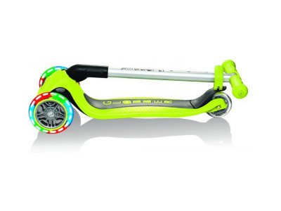 Globber - Koloběžka Primo Foldable Lights Lime Green