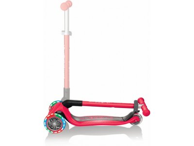 Globber - Koloběžka Primo Foldable Lights Lime Green