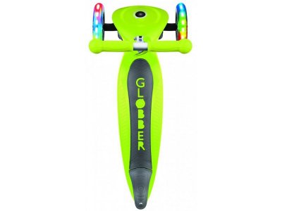 Globber - Koloběžka Primo Foldable Lights Lime Green