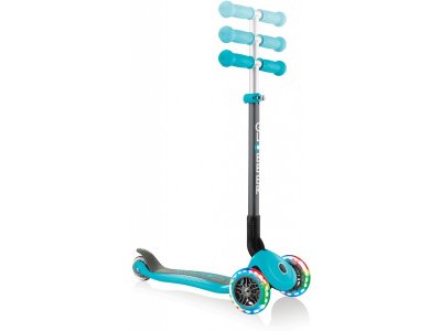 Globber - Koloběžka Primo Foldable Lights Lime Green