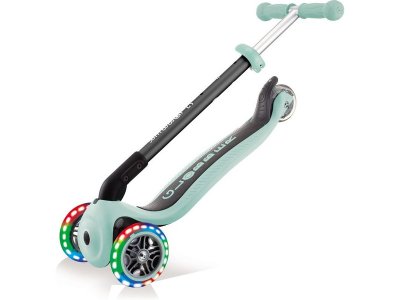 Globber - Koloběžka Primo Foldable Lights Lime Green