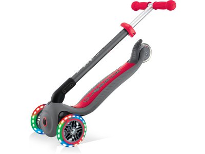 Globber - Koloběžka Primo Foldable Lights Lime Green