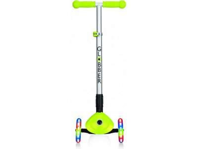 Globber - Koloběžka Primo Foldable Lights Lime Green