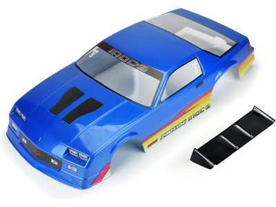 Pro-Line karosérie 1:10 1985 Chevrolet Camaro IROC-Z modrá (pro 22S Drag Car)