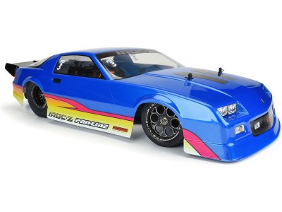 Pro-Line karosérie 1:10 1985 Chevrolet Camaro IROC-Z modrá (pro 22S Drag Car)
