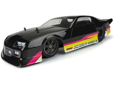 Pro-Line karosérie 1:10 1985 Chevrolet Camaro IROC-Z černá (pro 22S Drag Car)