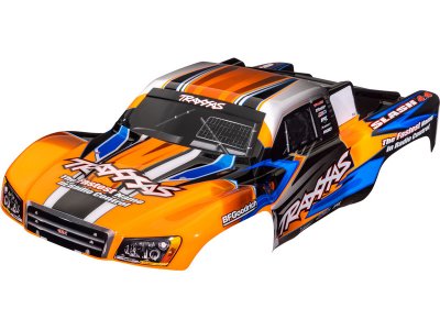 Traxxas karosérie Slash 4X4 oranžovo-modrá