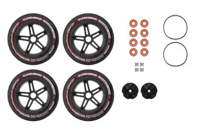 Exway Sada kol Cloud Wheel Rover Scarlet Red pro Atlas 2WD