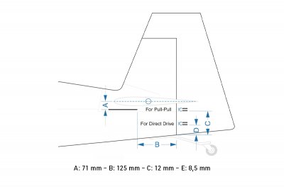 73" Laser 1850mm 35cc Oranžovo-Šedý