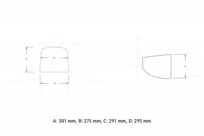 89" Slick 2260mm Červeno-Modrý
