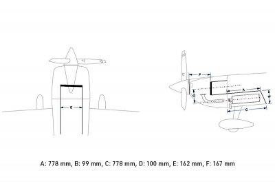 89" Slick 2260mm Červeno-Modrý