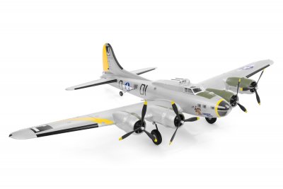 RC model B-17F Memphis Belle 1875mm ARF - stříbrná