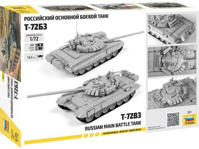 Zvezda 5071 tank T-72 B3 (1:72)
