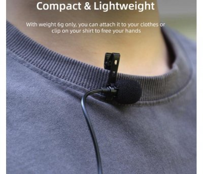 Lavalier Microphone for Insta360 ONE RS