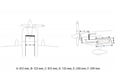 115" Extra NG 2920mm 150cc Zeleno-Černá