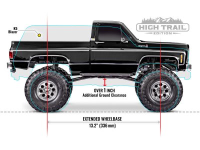 Traxxas TRX-4 Chevrolet K10 1979 TQi 1:10 RTR měděný