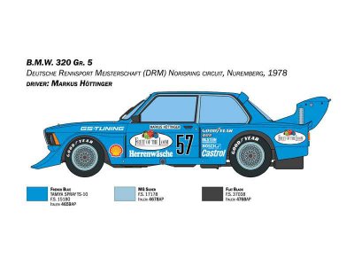 Italeri 3626 model auta BMW Gr. 5 (1:24)