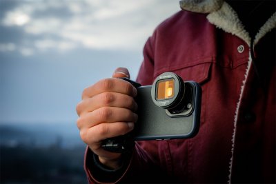 Freewell Sherpa anamorfický Gold Streak objektiv s filtry pro iPhone 13/14