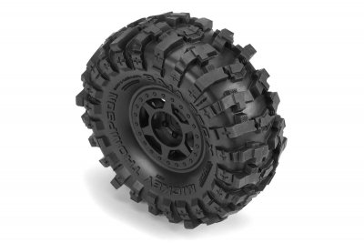 Mickey Thompson Baja Pro X guma nalep. 1.9 včetně vl. (G8 směs), Holcom černý disky, 2 ks.