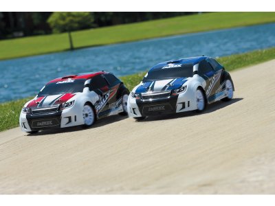 Traxxas Rally 1:18 4WD RTR červené
