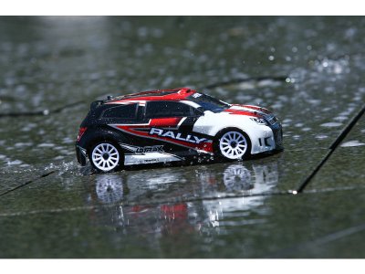 Traxxas Rally 1:18 4WD RTR červené