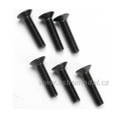 Traxxas šroub imbus M4x18mm zápustná hlava (6)