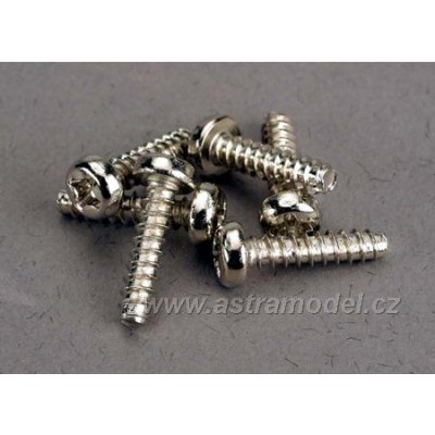 Traxxas vrut křížový 3x12mm půlkulatá hlava zink. (6)