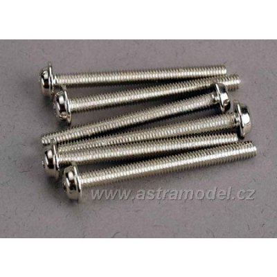 Traxxas šroub křížový M3x30mm s límcem zink. (6)
