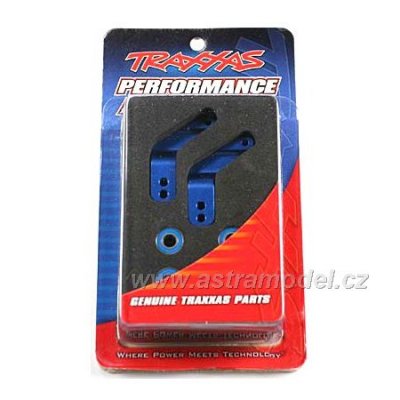 Traxxas těhlice zadní hliníková modrá (2)