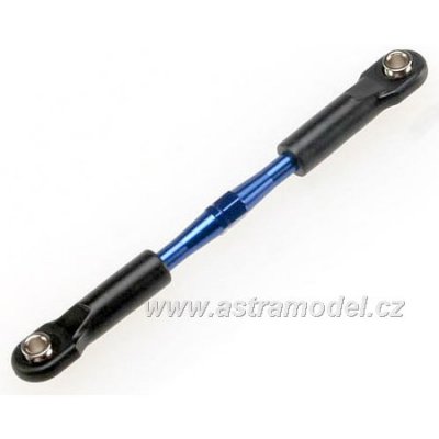 Traxxas hliníková stavitelná ojnička 49mm modrá s koncovkami