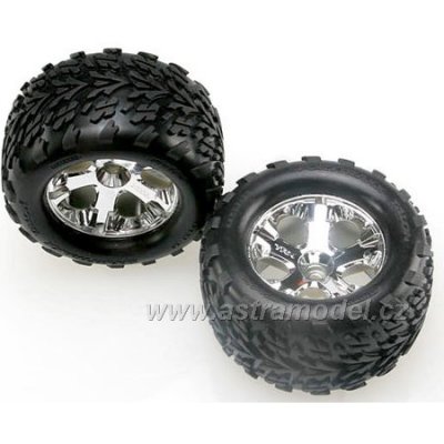 Traxxas kolo 2.8", disk All-Start stříbrný, pneu Talon (2) (přední)