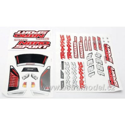 Traxxas samolepky: Nitro Sport