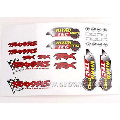 Traxxas samolepky: Nitro 4-Tec Pro