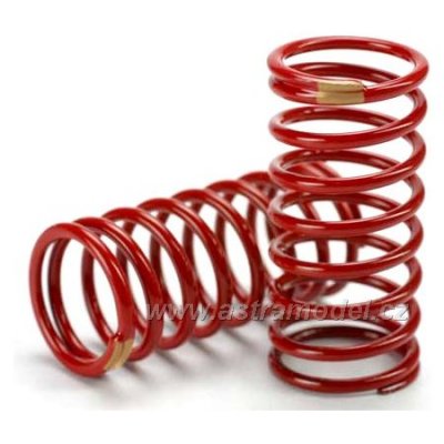 Traxxas pružina tlumiče GTR tuhost 2.6N/mm žlutá (2)