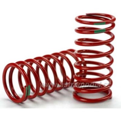 Traxxas pružina tlumiče GTR tuhost 3.5N/mm zelená (2)