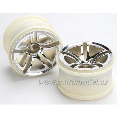 Traxxas disk 2.8" Twin Spoke stříbrný (2) (nitro Z/, elektro P)