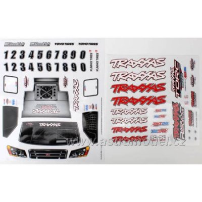 Traxxas samolepky Truck Team: Slash 1:16