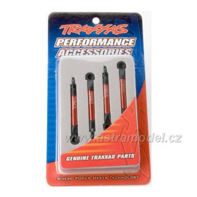Traxxas ojnička stavitelná 75mm hliníková červená (4)