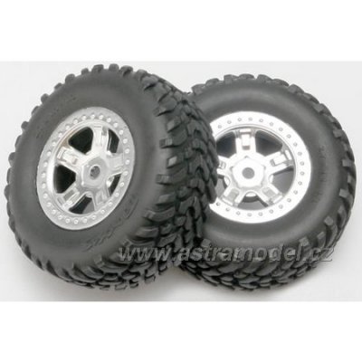 Traxxas kolo 1.4/1.8", disk SCT saténový, pneu SCT (2)