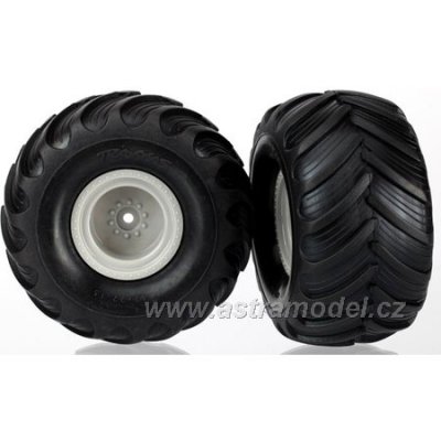Traxxas kolo 1.5/2.2", disk šedý, pneu Terra Groove (pár)