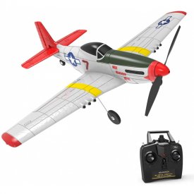 RC letadlo Volantex Mustang P51 RC Gilder, 6-osý gyroskop, RTF